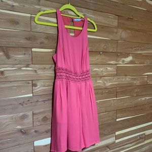 Pink Dress with Pockets